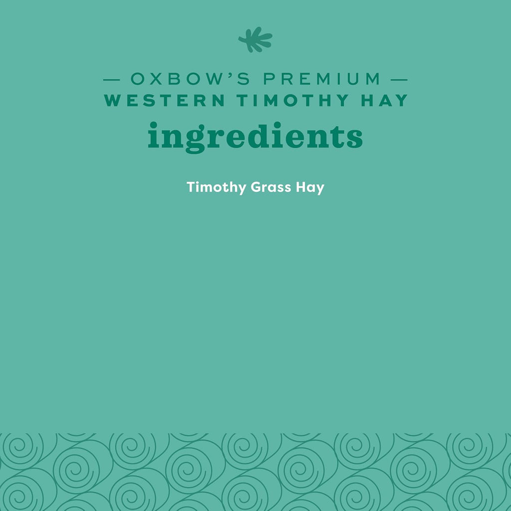 Animal Health Western Timothy Hay - All Natural Hay for Rabbits, Guinea Pigs, Chinchillas, Hamsters & Gerbils -Veterinarian Recommended- Grown in the USA-90 Oz.